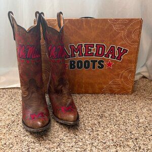 NWT Gameday Boots University of Mississippi Ole Miss Cowboy Boots